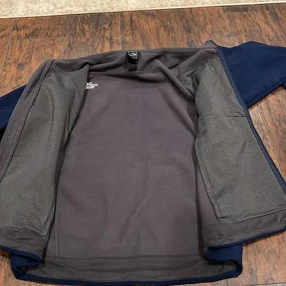 THE NORTH FACE Mens Apex Bionic Jacket Blue Large in GUC fleece lined